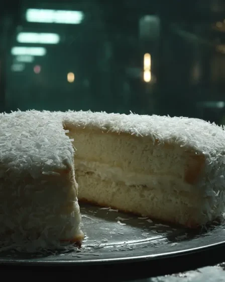 Cake fondant à la noix de coco