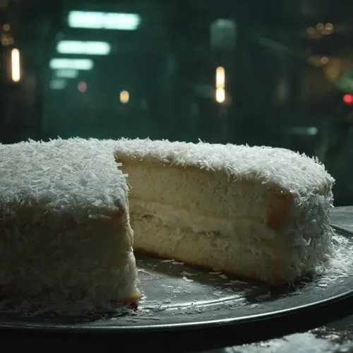 Cake fondant à la noix de coco