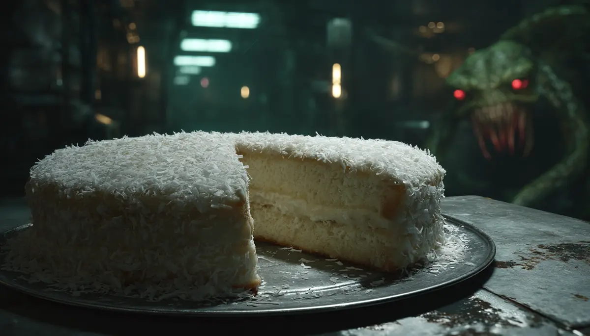 Cake fondant à la noix de coco