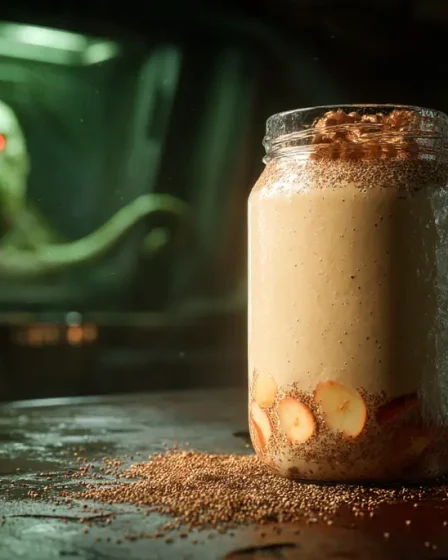 Smoothie pomme cannelle réconfortant