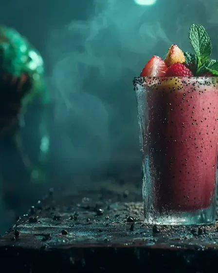 recette Smoothie fraise framboise lait d’amande
