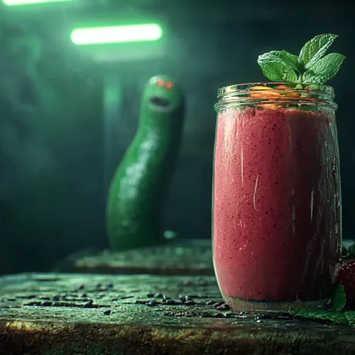 recette Smoothie framboise grenade fraîcheur
