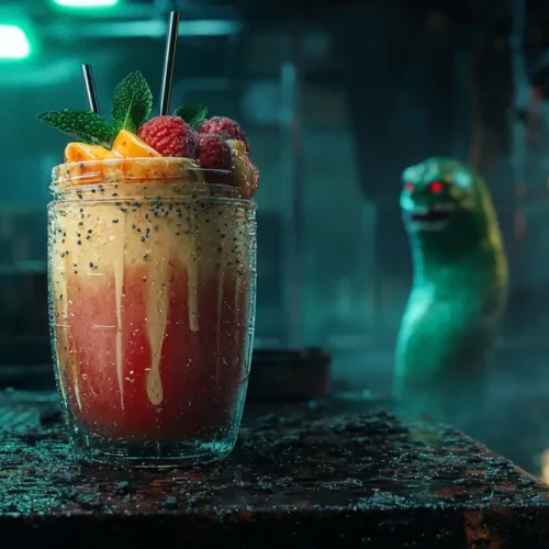 recette Smoothie fruits rouges coco léger