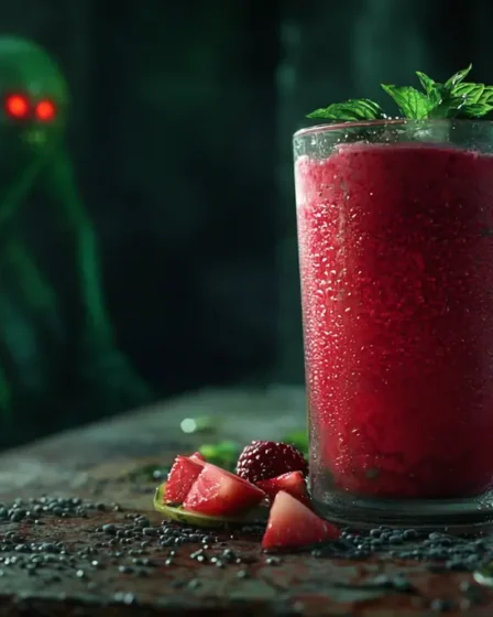 recette Smoothie fruits rouges et menthe douce