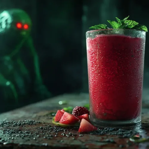 recette Smoothie fruits rouges et menthe douce