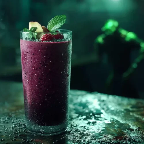 recette Smoothie mûre cassis intense
