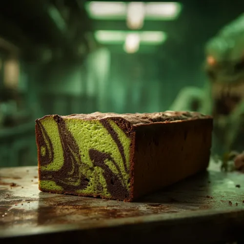 recette du gâteau marbré chocolat-thé matcha
