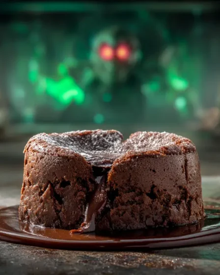Fondant chocolat cœur praliné