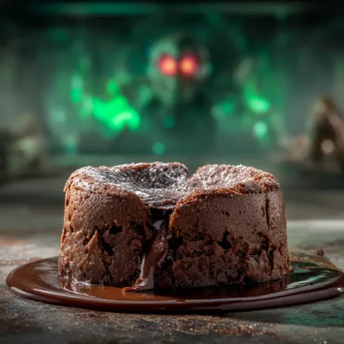 Fondant chocolat cœur praliné