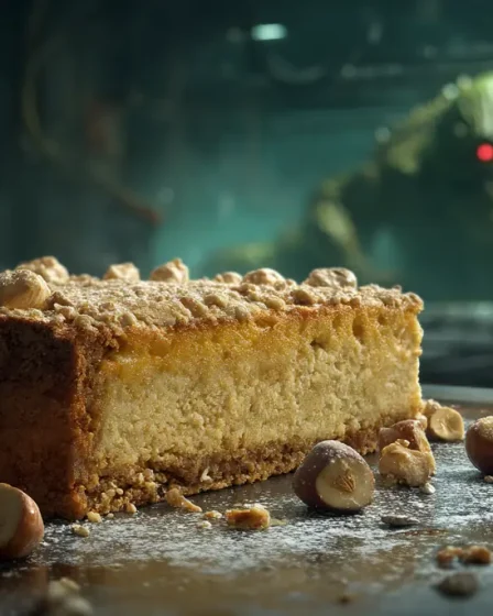 Gâteau moelleux aux noisettes grillées