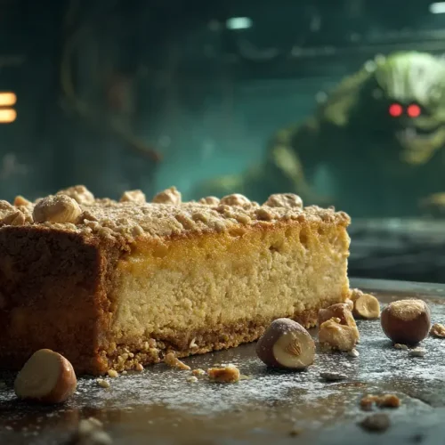 Gâteau moelleux aux noisettes grillées