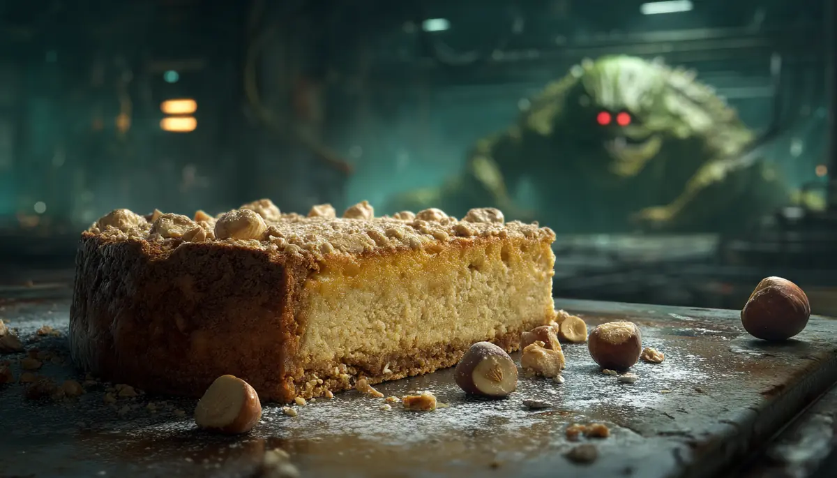 Gâteau moelleux aux noisettes grillées