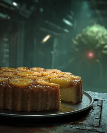 Gâteau renversé à l’ananas et vanille