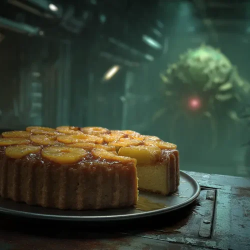 Gâteau renversé à l’ananas et vanille