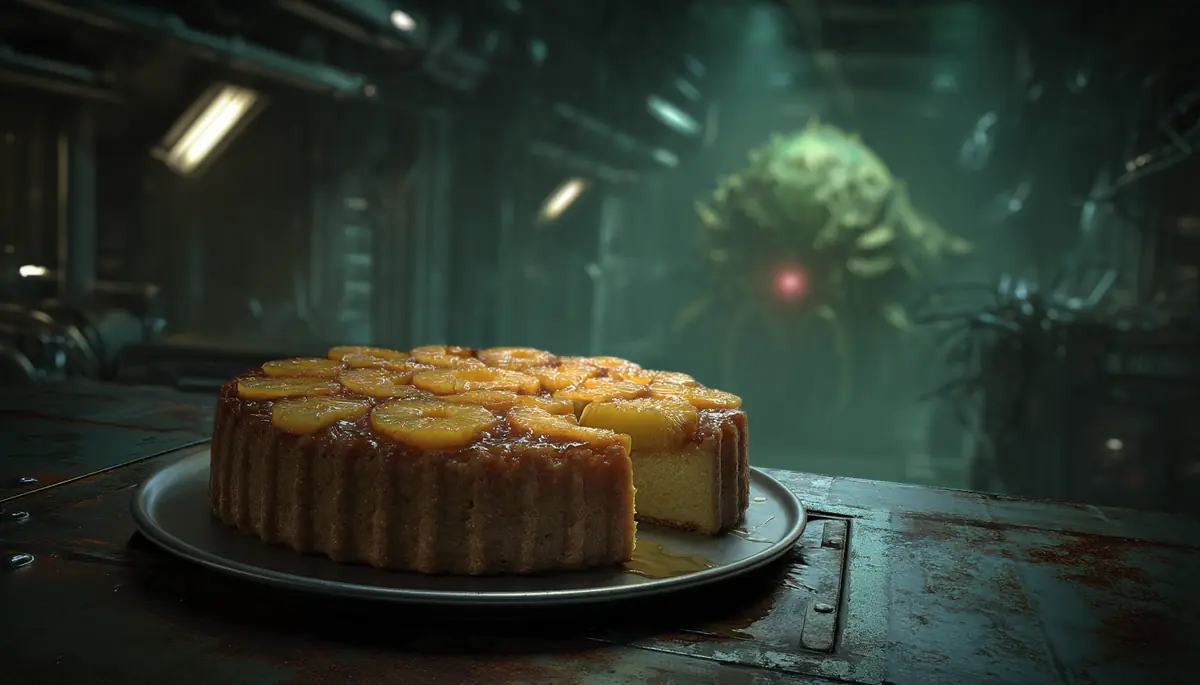 Gâteau renversé à l’ananas et vanille