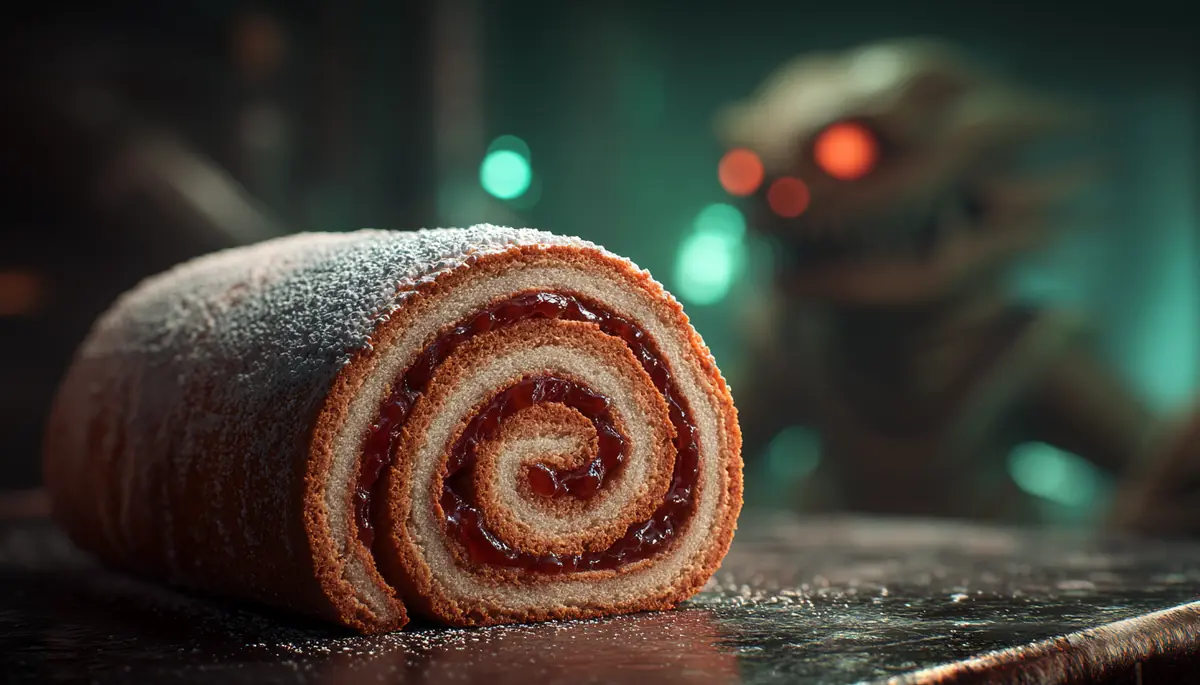 Gâteau roulé à la confiture de figue