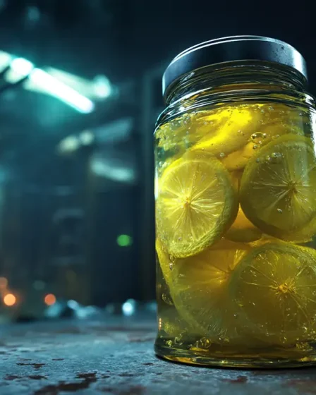 citron confit sucre en bocal