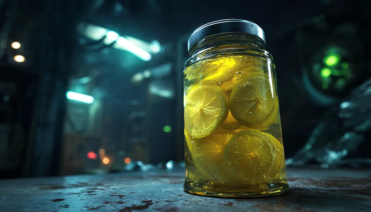 citron confit sucre en bocal