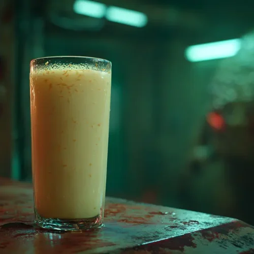 smoothie fraîchement pressée aux agrumes