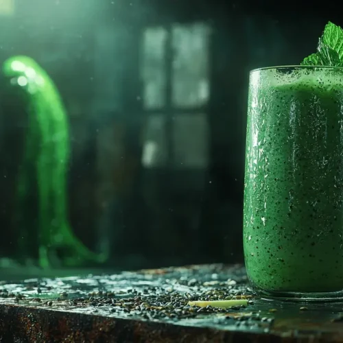 Smoothie poire matcha coco