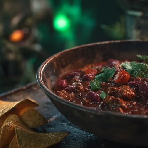 chili cone carne traditionnel mexicain