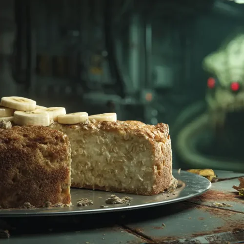 gâteau flocon d’avoine banane yaourt