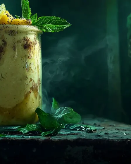 recette Smoothie banane beurre de cacahuète cacao
