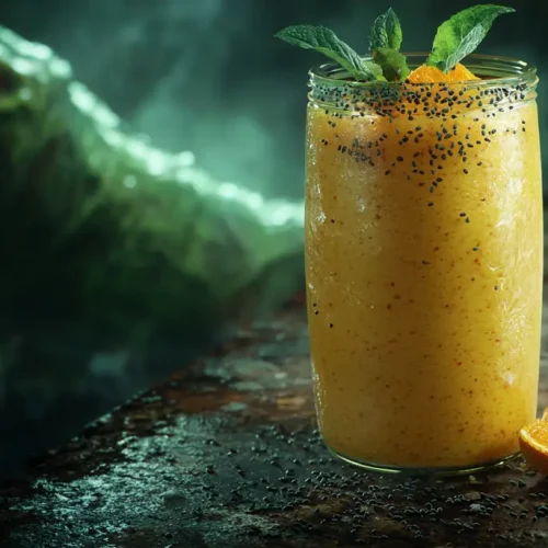 recette Smoothie kaki orange curcuma