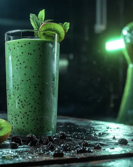 recette Smoothie raisin vert kiwi menthe