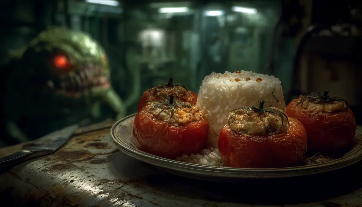 tomates farcies façon grand-mère avec riz