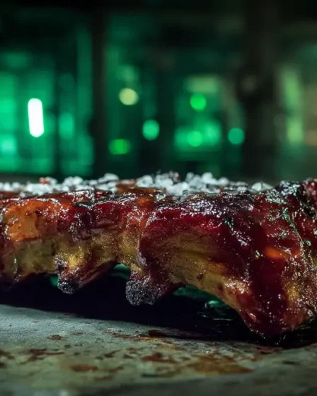 travers de porc au four