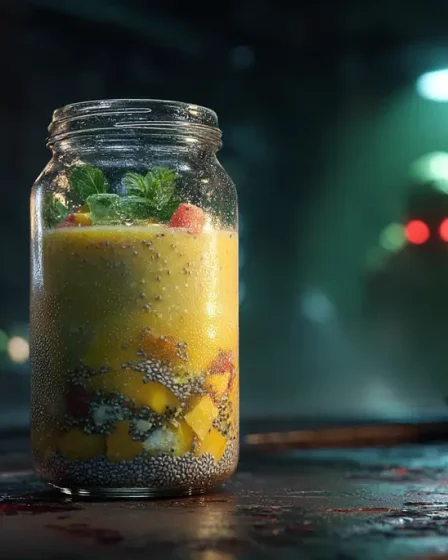recette Smoothie mangue curcuma lait de coco