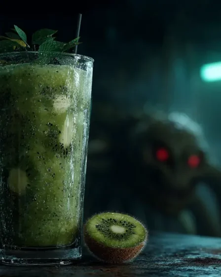 smoothie kiwi ananas épinard spiruline