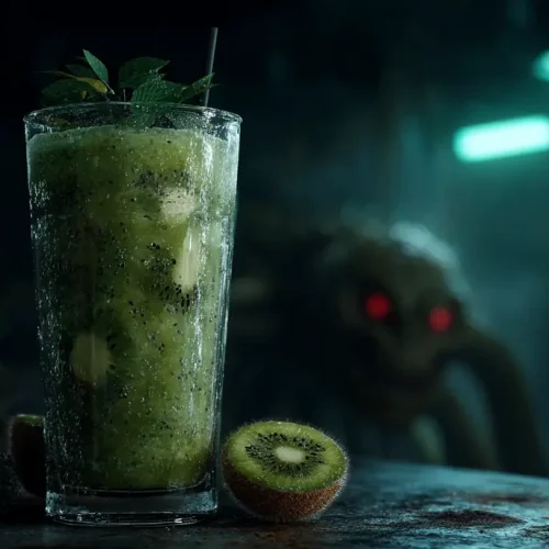 smoothie kiwi ananas épinard spiruline