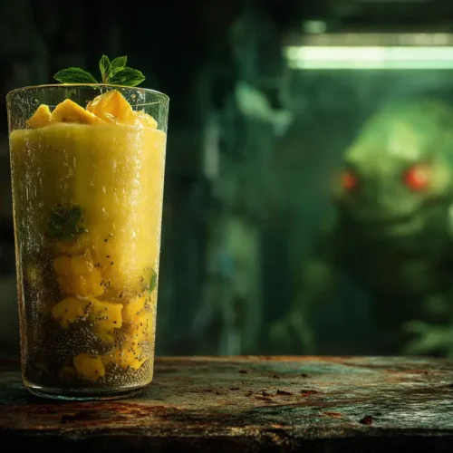 smoothie mangue curcuma lait de coco