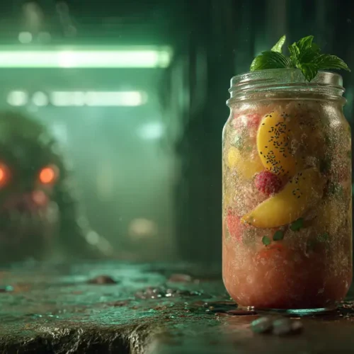 smoothie prune pêche gingembre citron