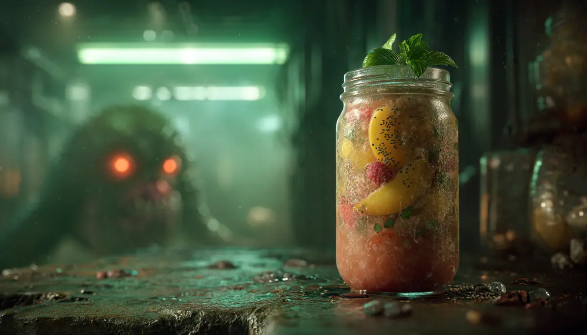 smoothie prune pêche gingembre citron