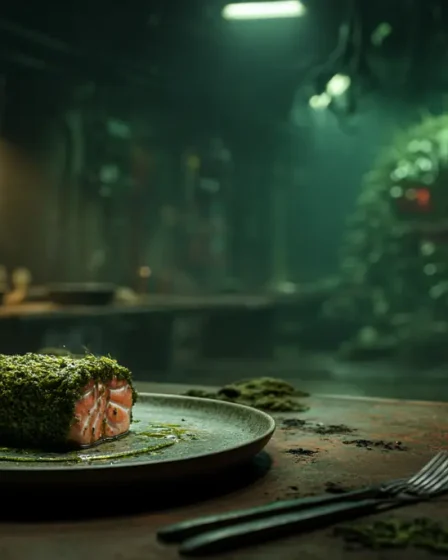 recette Saumon en croûte d’herbes