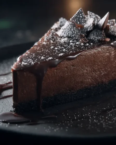 recette cheesecake chocolat noir intense