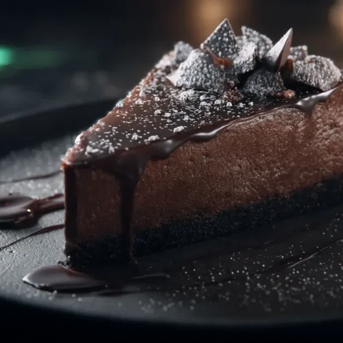 recette cheesecake chocolat noir intense