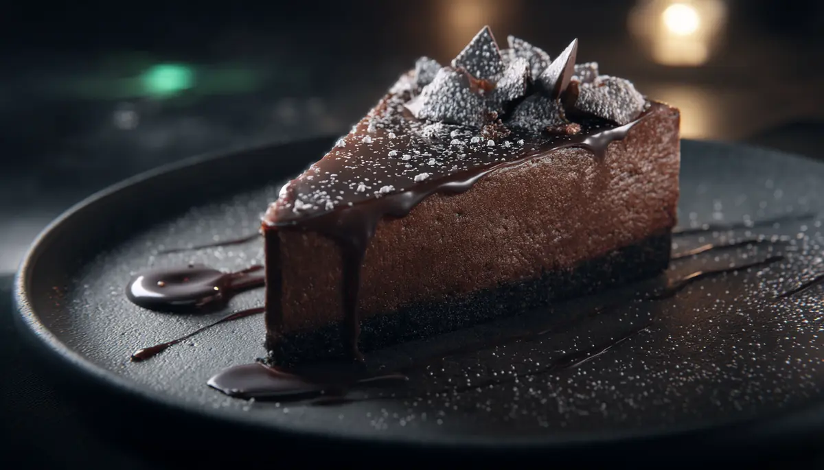 recette cheesecake chocolat noir intense