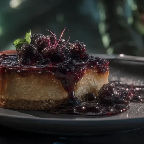 recette cheesecake myrtilles