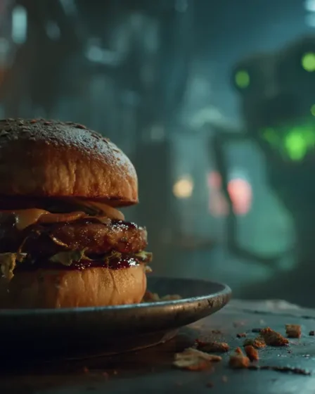 recette burger au canard confit et échalotes