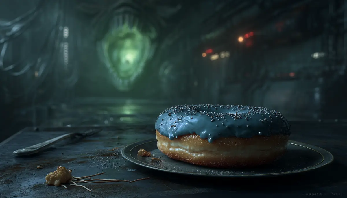 recette donuts au glaçage bleu ciel