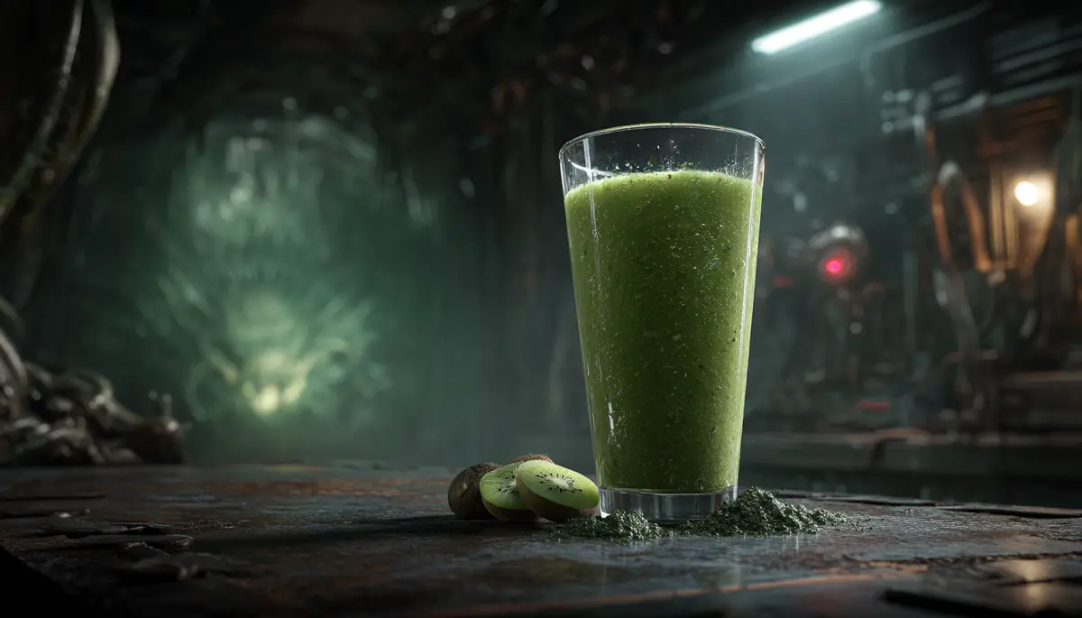 recette smoothie poire kiwi et spiruline douce